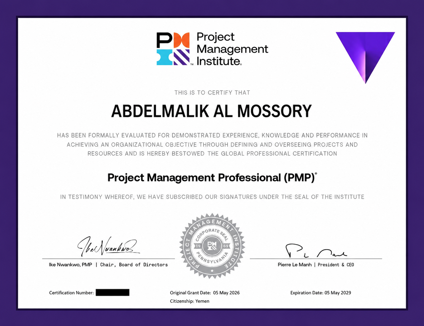 ElevoraPrep learner PMP exam success story 1