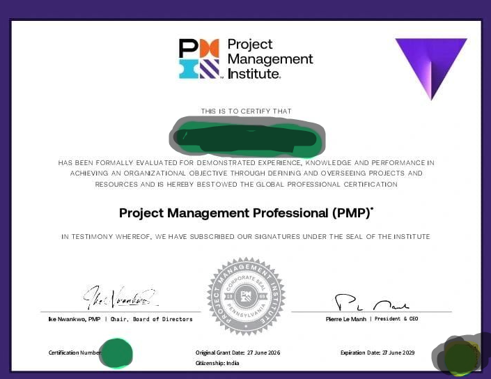 ElevoraPrep learner PMP exam success story 28