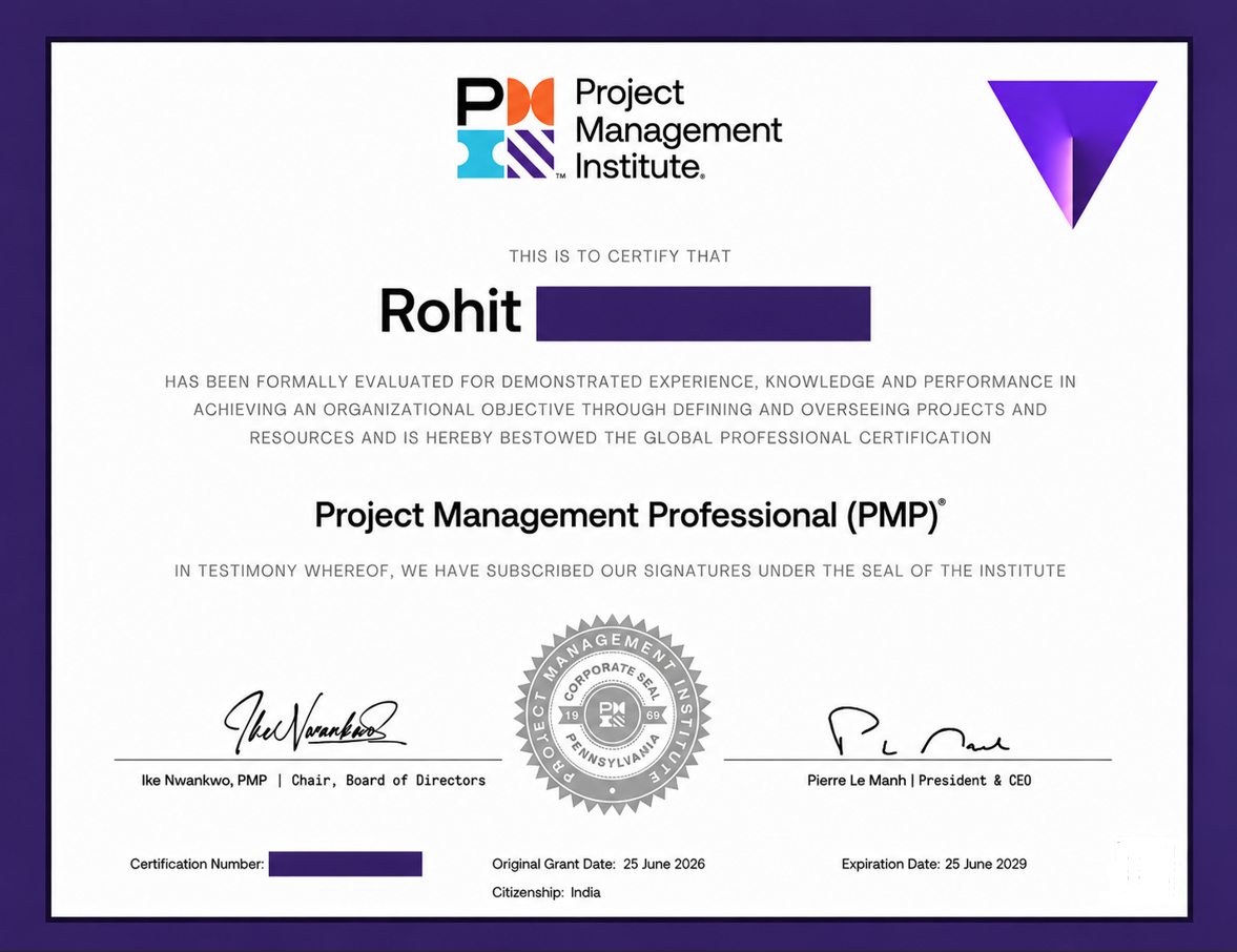 ElevoraPrep learner PMP exam success story 8